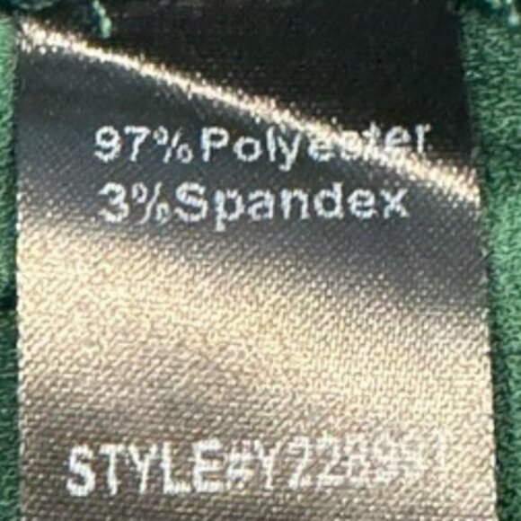 Pomander Place NEW Hunter Green Crepe Kenzo Long Sleeve Party Mini Dress Size S - Picture 9 of 10